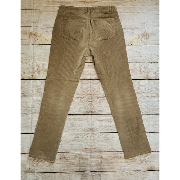 Black Brown 1826 Pants Mens 32×32 Corduroy Straight Leg Jambe Droite Brown - Picture 11 of 16